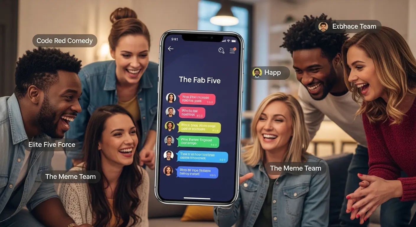 590+ Epic Group Chat Names for 5 Friends That’ll Have You Wishing You Found This Sooner!