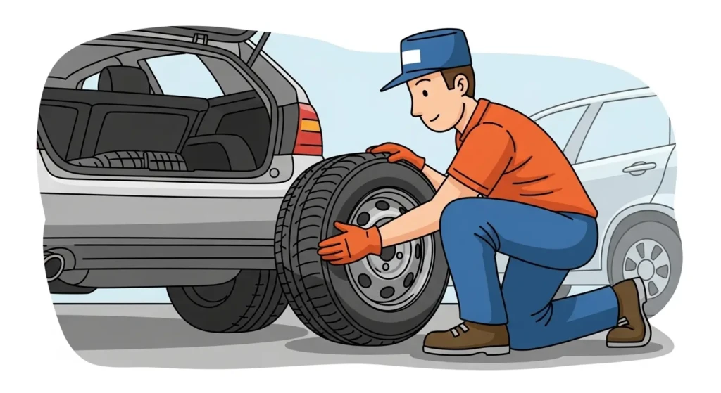 Check the Spare Tire