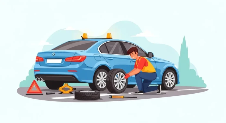 How to Change a Flat Tire Safely
