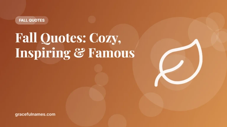 Fall quotes – cozy, inspiring and famous autumn quotes
