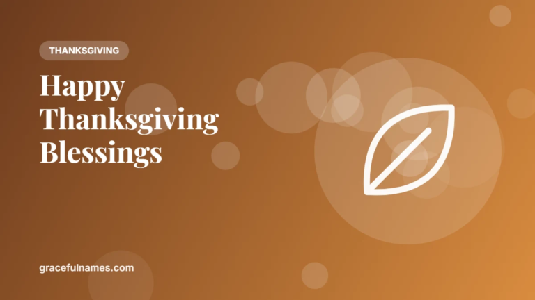 45 Inspirational Happy Thanksgiving Blessings