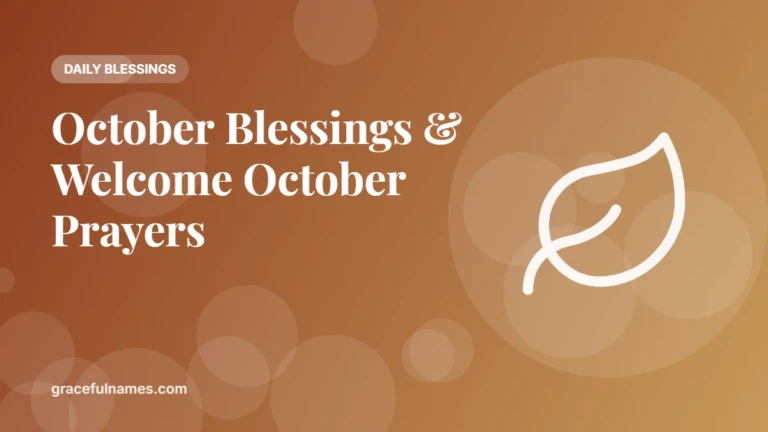 October blessings – welcome October prayers and quotes