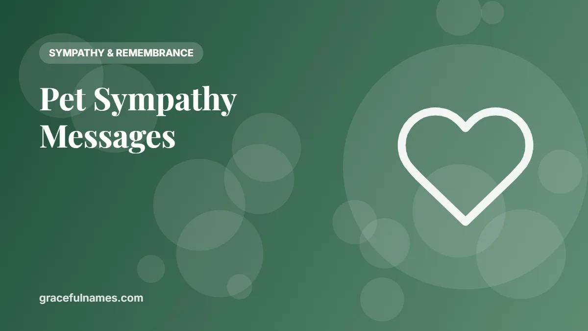 45 Pet Sympathy Messages for the Loss of a Beloved Pet