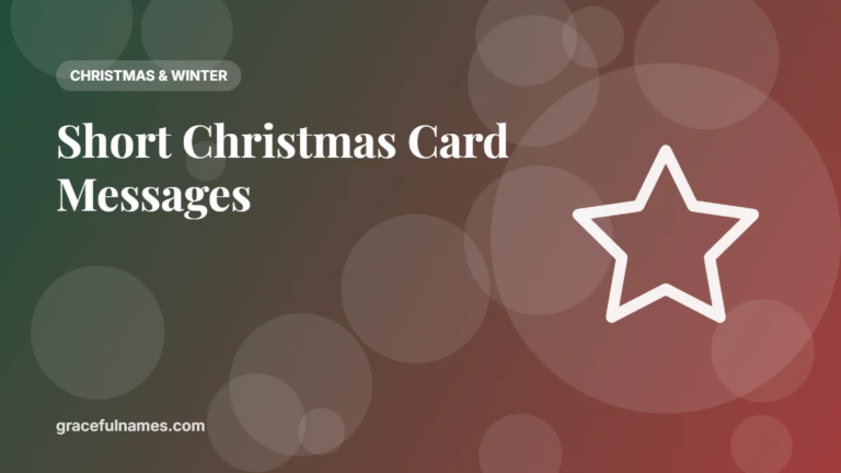 45 Short Christmas Card Messages